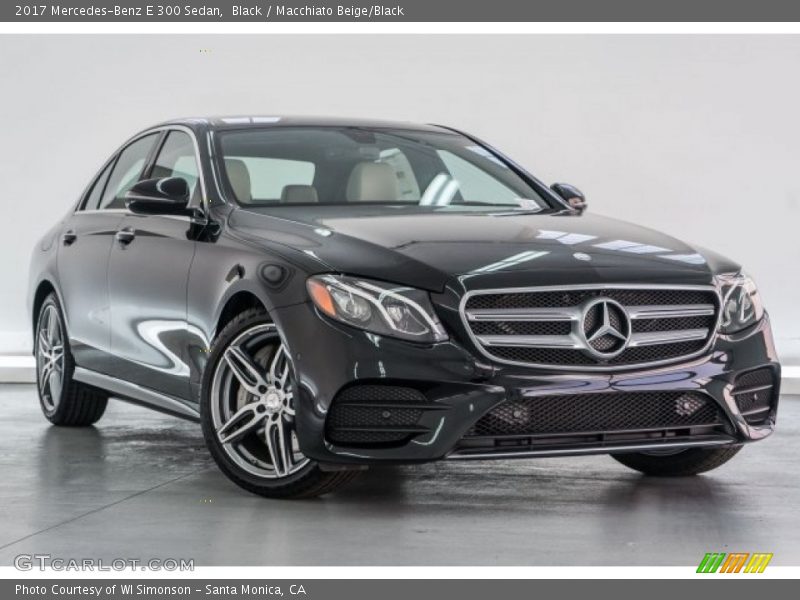 Black / Macchiato Beige/Black 2017 Mercedes-Benz E 300 Sedan