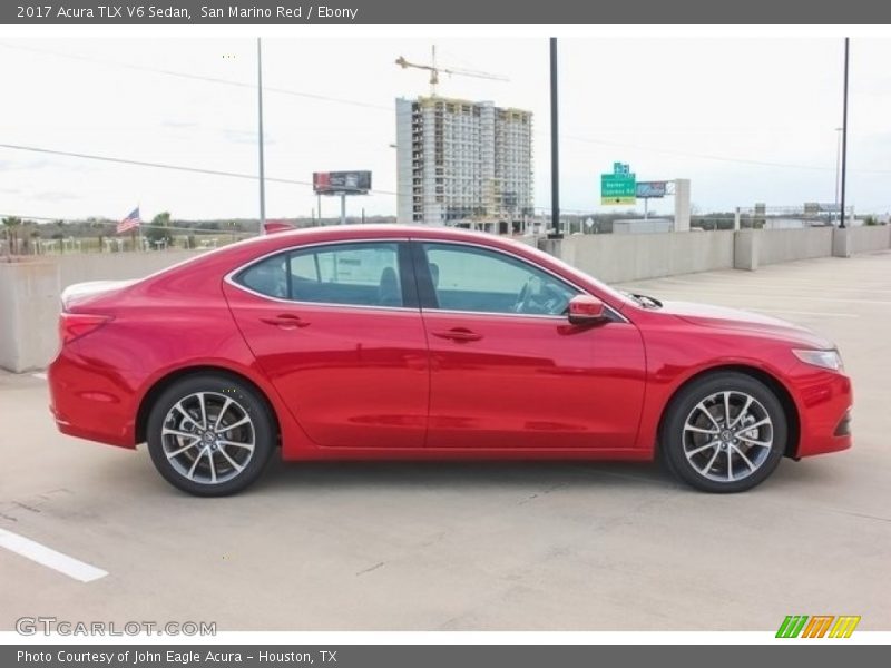  2017 TLX V6 Sedan San Marino Red
