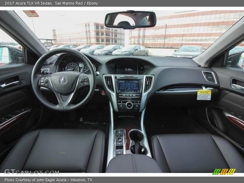  2017 TLX V6 Sedan Ebony Interior