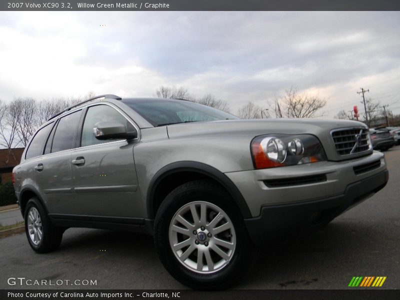 Willow Green Metallic / Graphite 2007 Volvo XC90 3.2