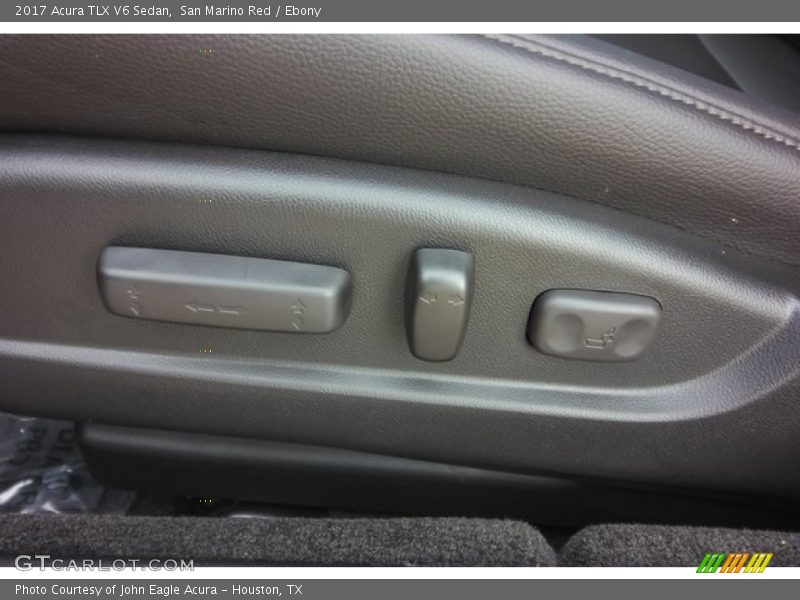 San Marino Red / Ebony 2017 Acura TLX V6 Sedan