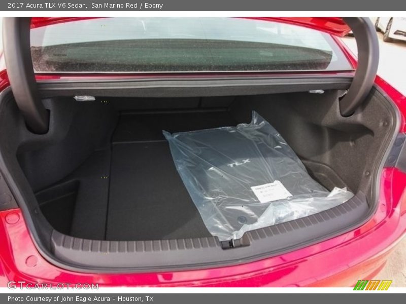 San Marino Red / Ebony 2017 Acura TLX V6 Sedan