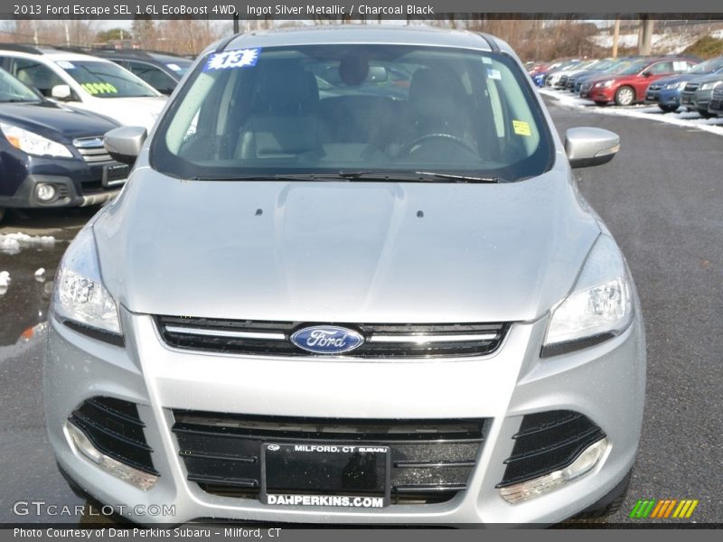 Ingot Silver Metallic / Charcoal Black 2013 Ford Escape SEL 1.6L EcoBoost 4WD