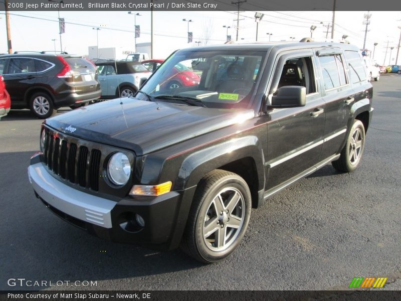 Brilliant Black Crystal Pearl / Dark Slate Gray 2008 Jeep Patriot Limited