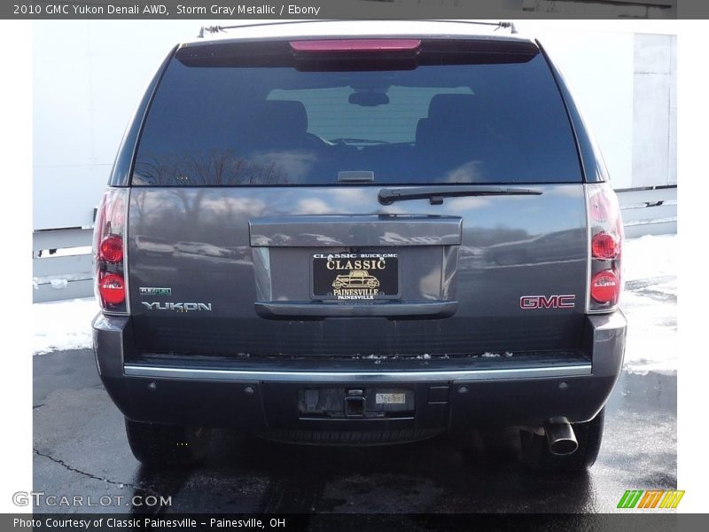 Storm Gray Metallic / Ebony 2010 GMC Yukon Denali AWD