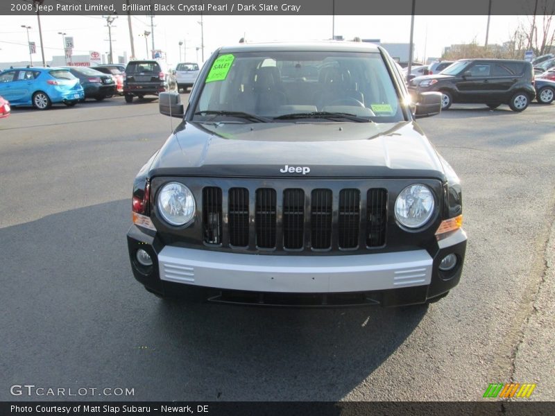 Brilliant Black Crystal Pearl / Dark Slate Gray 2008 Jeep Patriot Limited