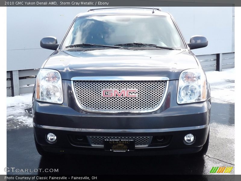 Storm Gray Metallic / Ebony 2010 GMC Yukon Denali AWD