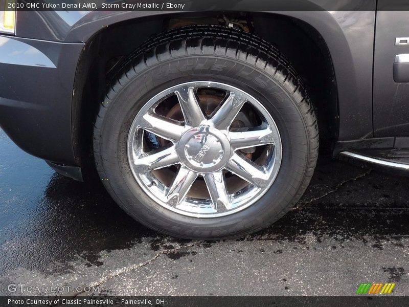 Storm Gray Metallic / Ebony 2010 GMC Yukon Denali AWD