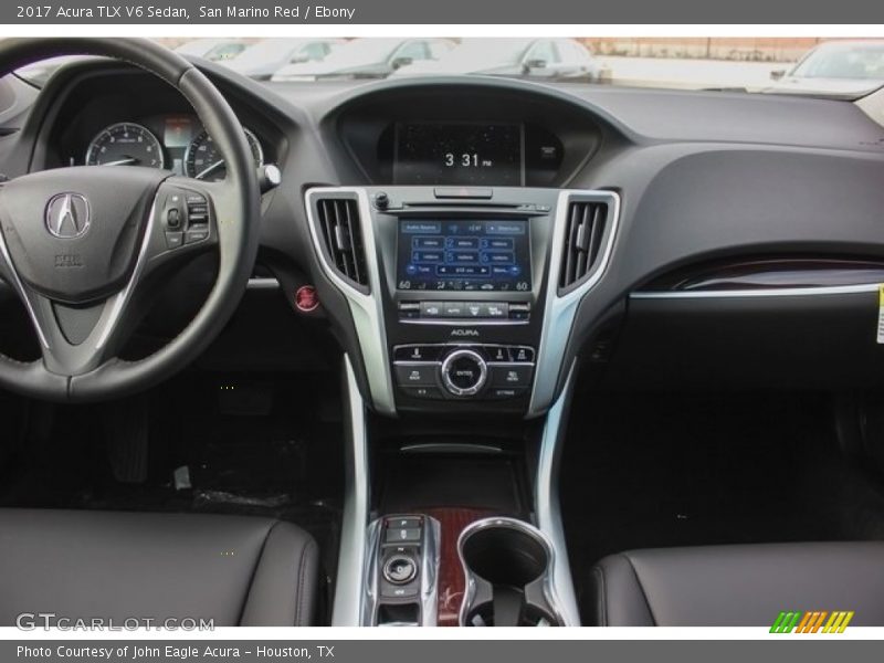 San Marino Red / Ebony 2017 Acura TLX V6 Sedan
