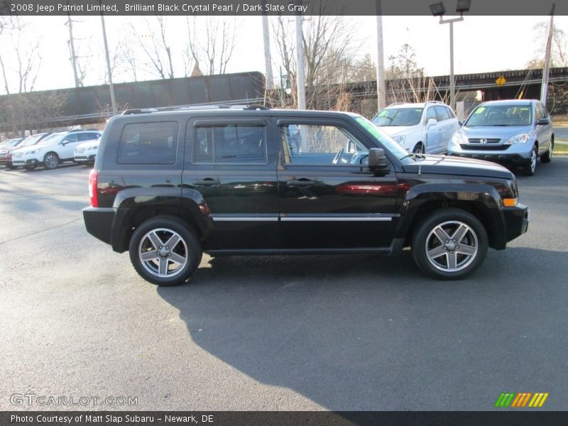 Brilliant Black Crystal Pearl / Dark Slate Gray 2008 Jeep Patriot Limited