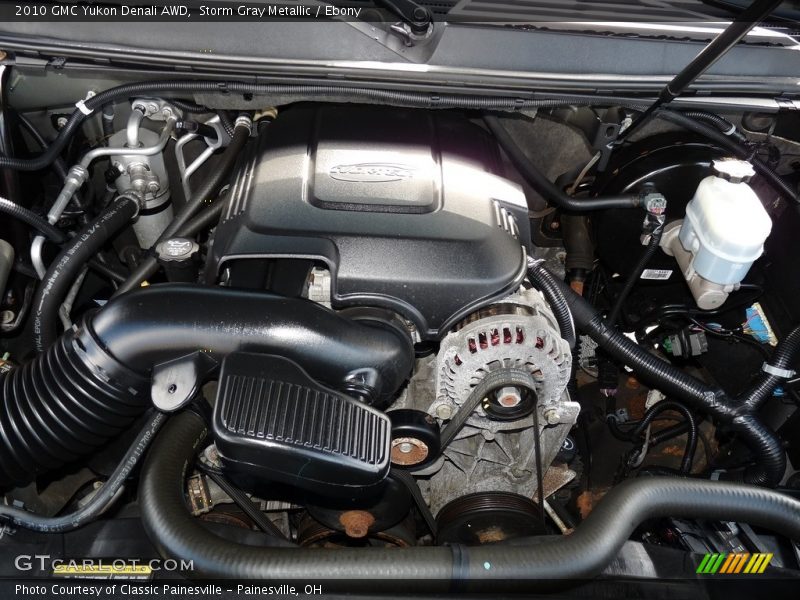 Storm Gray Metallic / Ebony 2010 GMC Yukon Denali AWD