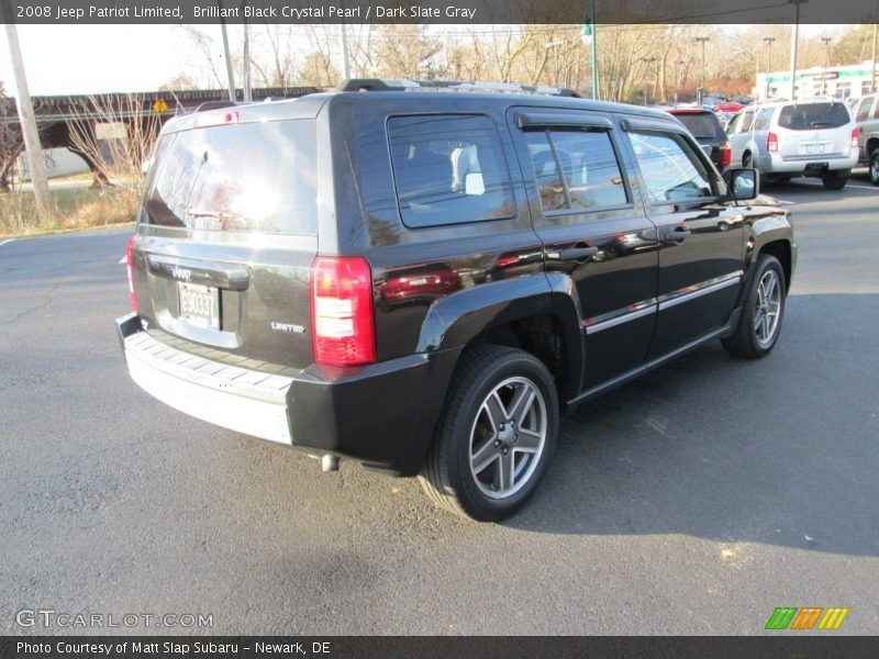 Brilliant Black Crystal Pearl / Dark Slate Gray 2008 Jeep Patriot Limited