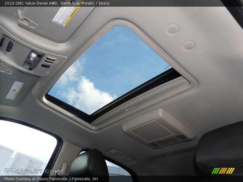 Storm Gray Metallic / Ebony 2010 GMC Yukon Denali AWD