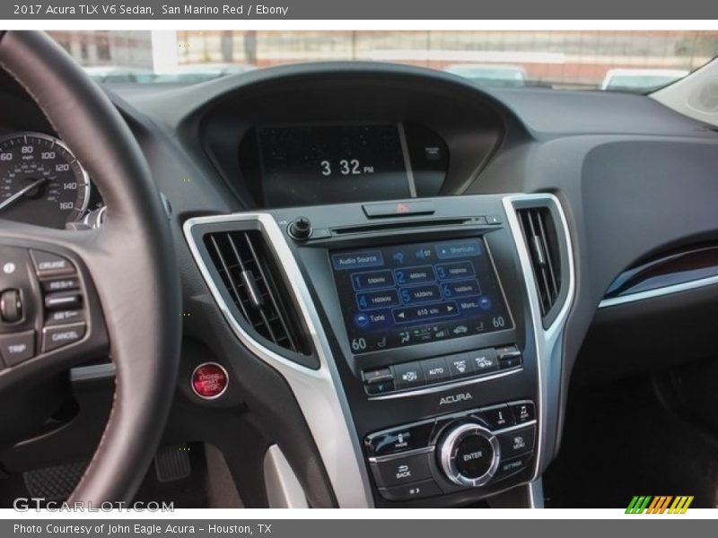 San Marino Red / Ebony 2017 Acura TLX V6 Sedan