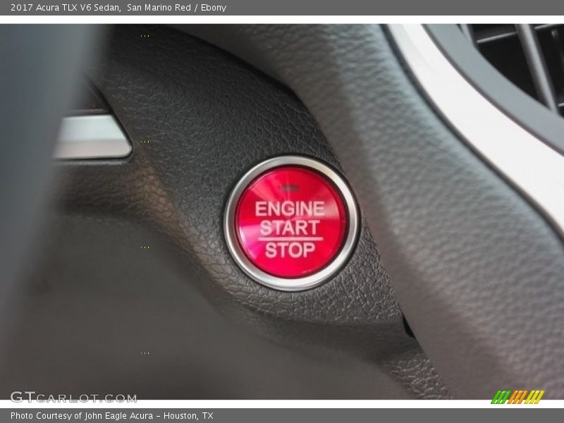 San Marino Red / Ebony 2017 Acura TLX V6 Sedan