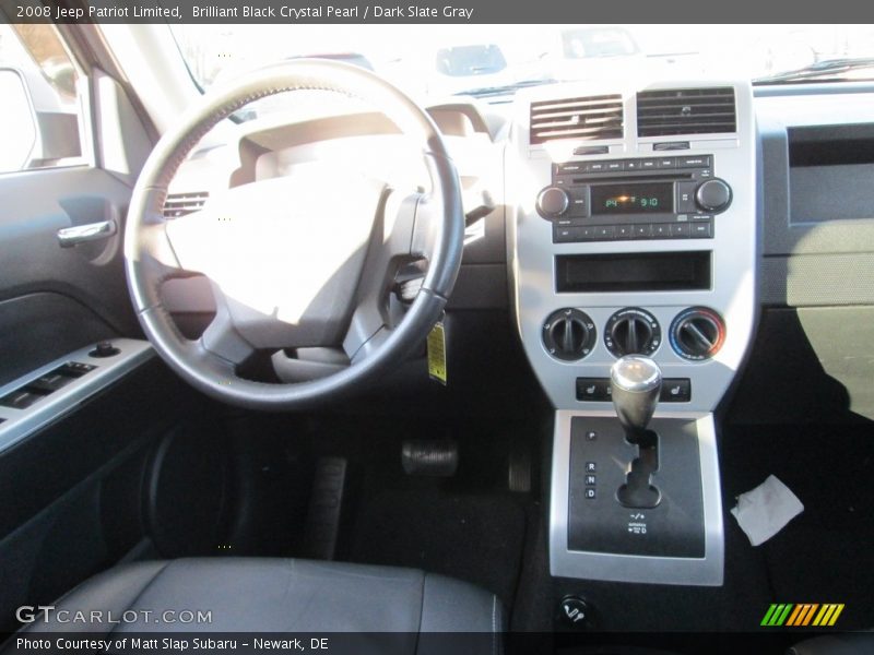 Brilliant Black Crystal Pearl / Dark Slate Gray 2008 Jeep Patriot Limited
