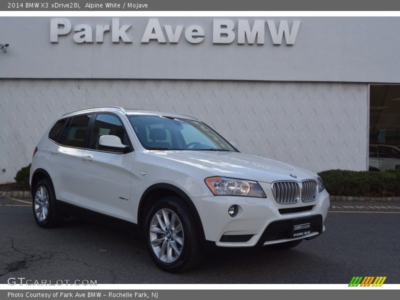 Alpine White / Mojave 2014 BMW X3 xDrive28i