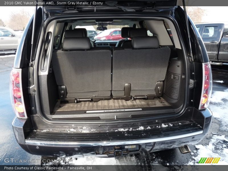 Storm Gray Metallic / Ebony 2010 GMC Yukon Denali AWD