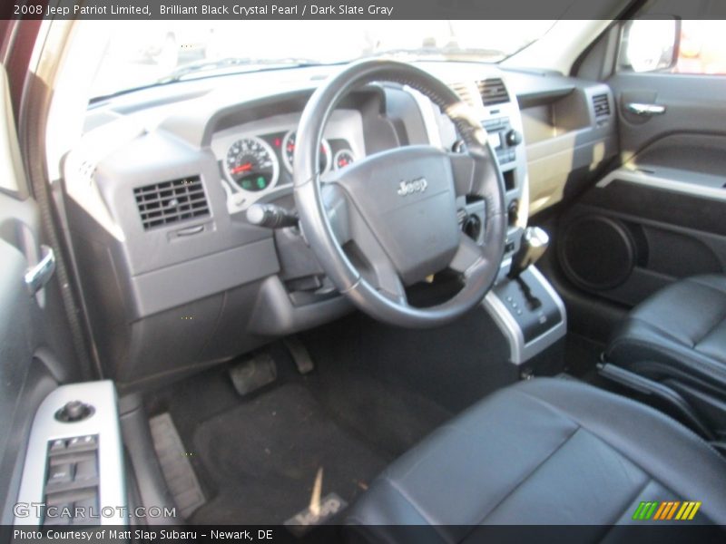 Brilliant Black Crystal Pearl / Dark Slate Gray 2008 Jeep Patriot Limited