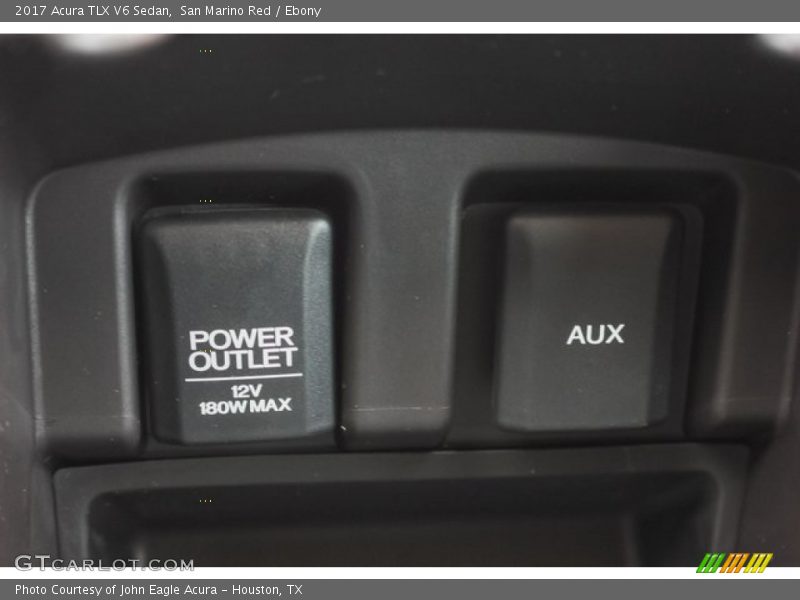 San Marino Red / Ebony 2017 Acura TLX V6 Sedan