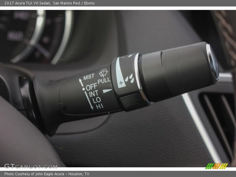 San Marino Red / Ebony 2017 Acura TLX V6 Sedan