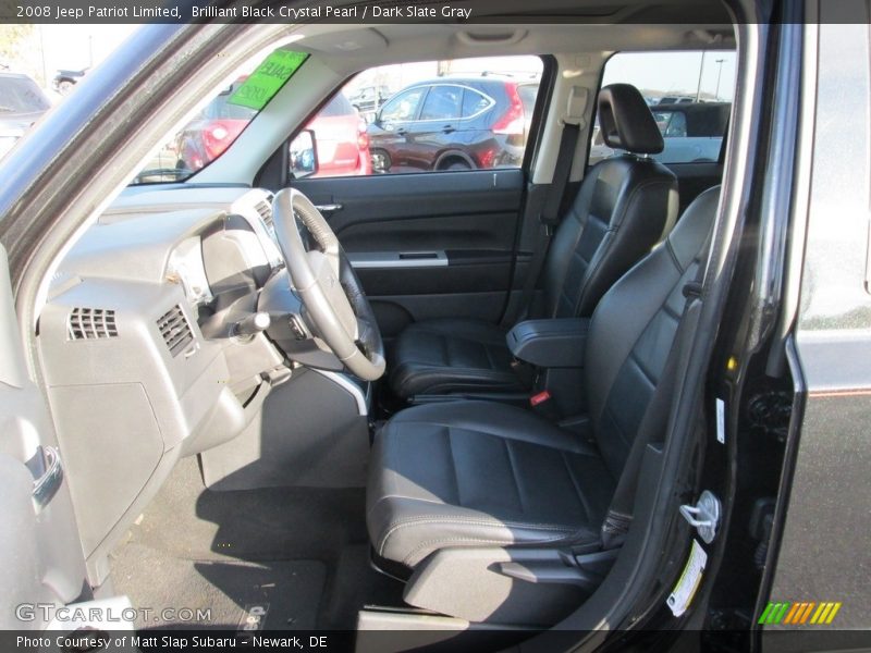Brilliant Black Crystal Pearl / Dark Slate Gray 2008 Jeep Patriot Limited