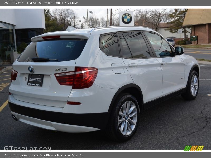 Alpine White / Mojave 2014 BMW X3 xDrive28i