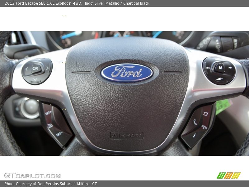 Ingot Silver Metallic / Charcoal Black 2013 Ford Escape SEL 1.6L EcoBoost 4WD