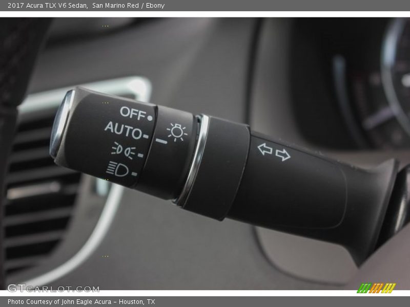 San Marino Red / Ebony 2017 Acura TLX V6 Sedan