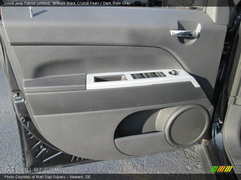 Brilliant Black Crystal Pearl / Dark Slate Gray 2008 Jeep Patriot Limited