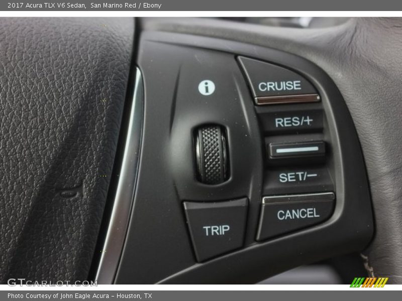 San Marino Red / Ebony 2017 Acura TLX V6 Sedan