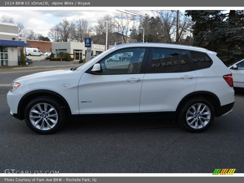 Alpine White / Mojave 2014 BMW X3 xDrive28i