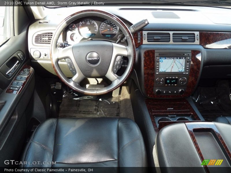 Storm Gray Metallic / Ebony 2010 GMC Yukon Denali AWD