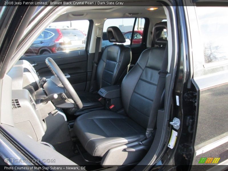 Brilliant Black Crystal Pearl / Dark Slate Gray 2008 Jeep Patriot Limited
