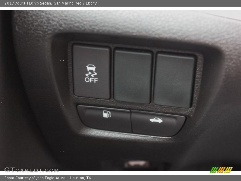 San Marino Red / Ebony 2017 Acura TLX V6 Sedan