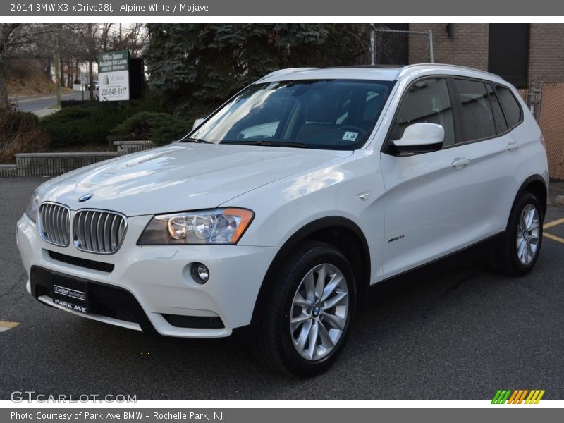 Alpine White / Mojave 2014 BMW X3 xDrive28i