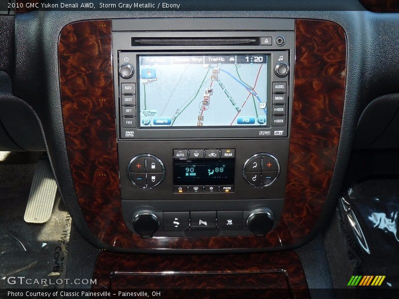 Storm Gray Metallic / Ebony 2010 GMC Yukon Denali AWD