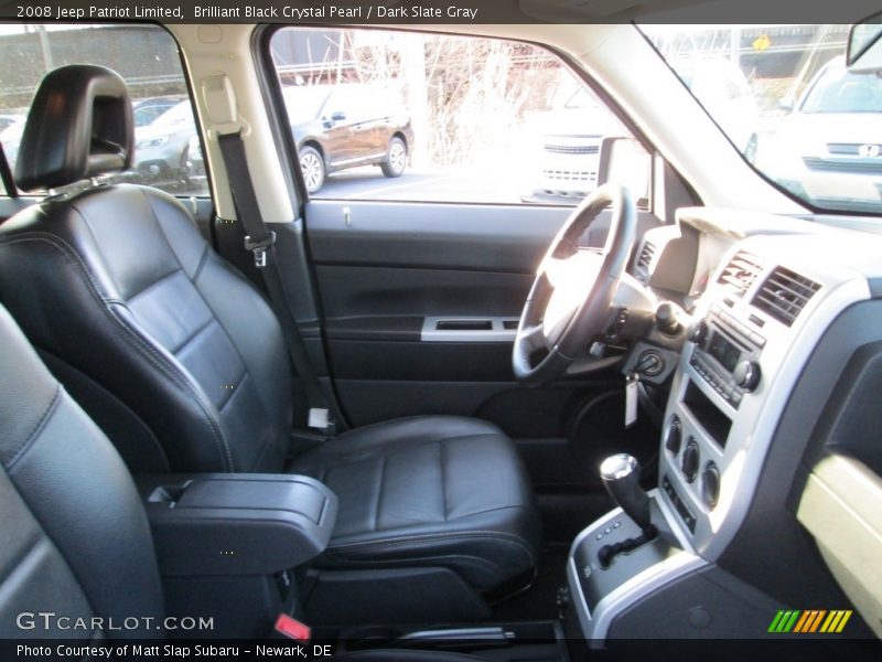 Brilliant Black Crystal Pearl / Dark Slate Gray 2008 Jeep Patriot Limited