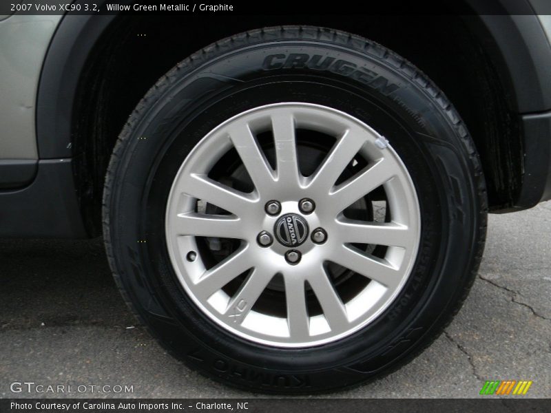 Willow Green Metallic / Graphite 2007 Volvo XC90 3.2