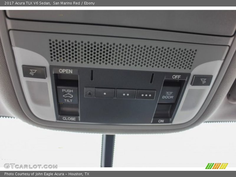 San Marino Red / Ebony 2017 Acura TLX V6 Sedan