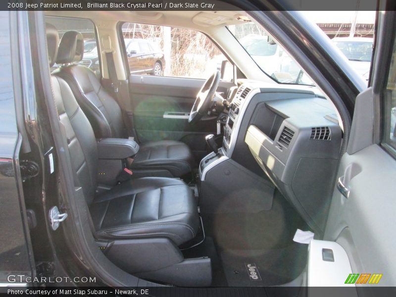 Brilliant Black Crystal Pearl / Dark Slate Gray 2008 Jeep Patriot Limited