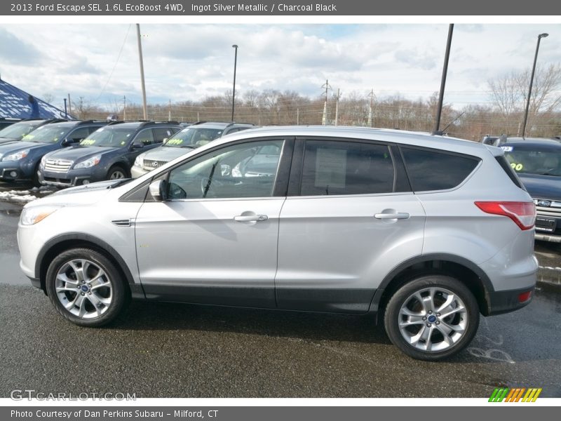 Ingot Silver Metallic / Charcoal Black 2013 Ford Escape SEL 1.6L EcoBoost 4WD