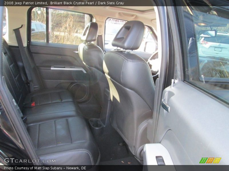 Brilliant Black Crystal Pearl / Dark Slate Gray 2008 Jeep Patriot Limited