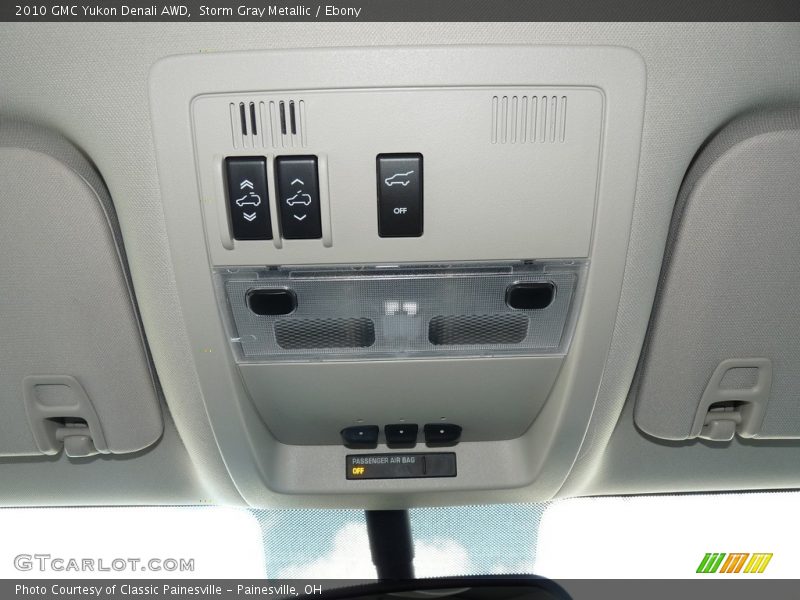 Storm Gray Metallic / Ebony 2010 GMC Yukon Denali AWD