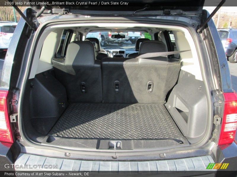 Brilliant Black Crystal Pearl / Dark Slate Gray 2008 Jeep Patriot Limited