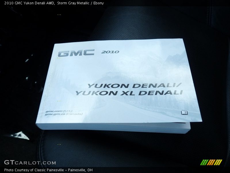 Storm Gray Metallic / Ebony 2010 GMC Yukon Denali AWD