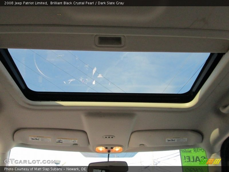 Brilliant Black Crystal Pearl / Dark Slate Gray 2008 Jeep Patriot Limited