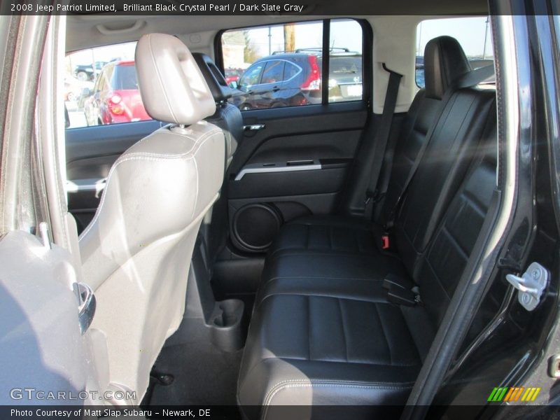 Brilliant Black Crystal Pearl / Dark Slate Gray 2008 Jeep Patriot Limited