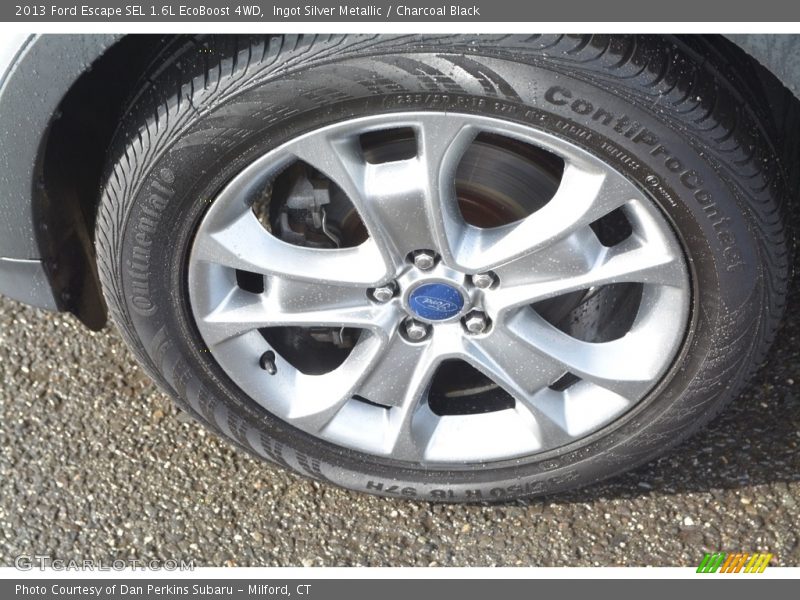 Ingot Silver Metallic / Charcoal Black 2013 Ford Escape SEL 1.6L EcoBoost 4WD