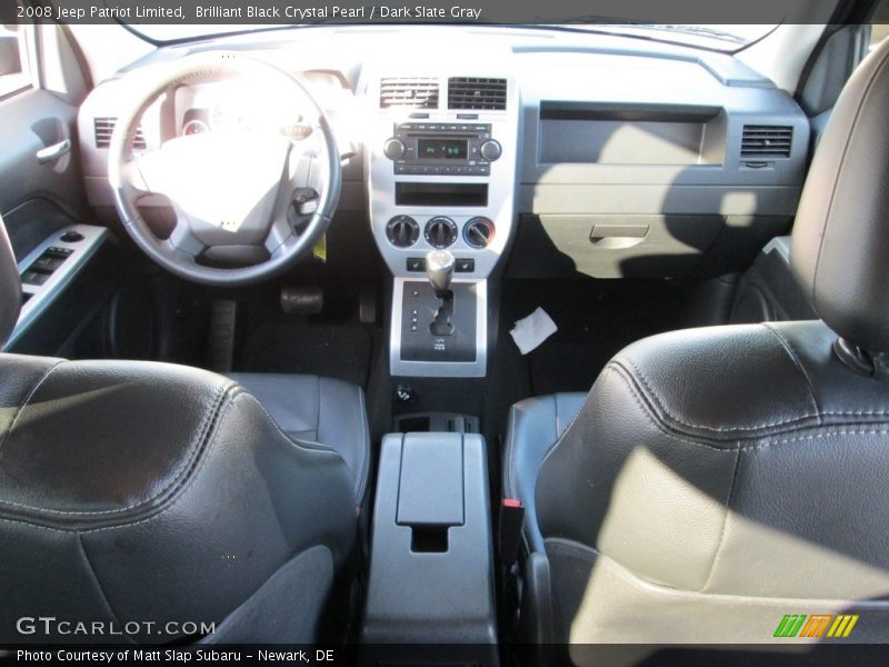 Brilliant Black Crystal Pearl / Dark Slate Gray 2008 Jeep Patriot Limited